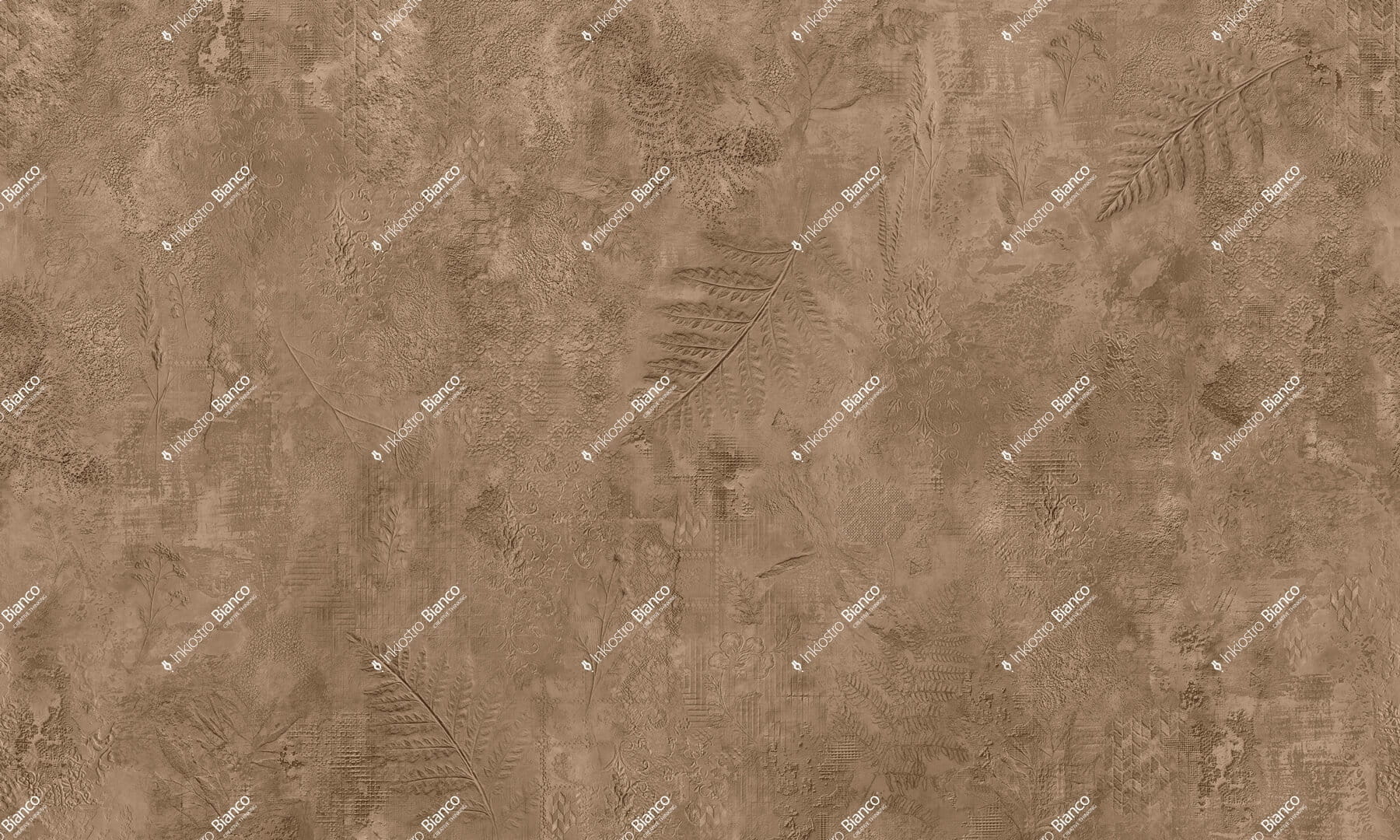 Fototapeta odciśnięte liście Inkiostro Bianco CALIMA CUOIO INKPRRC2603 Materiaprima