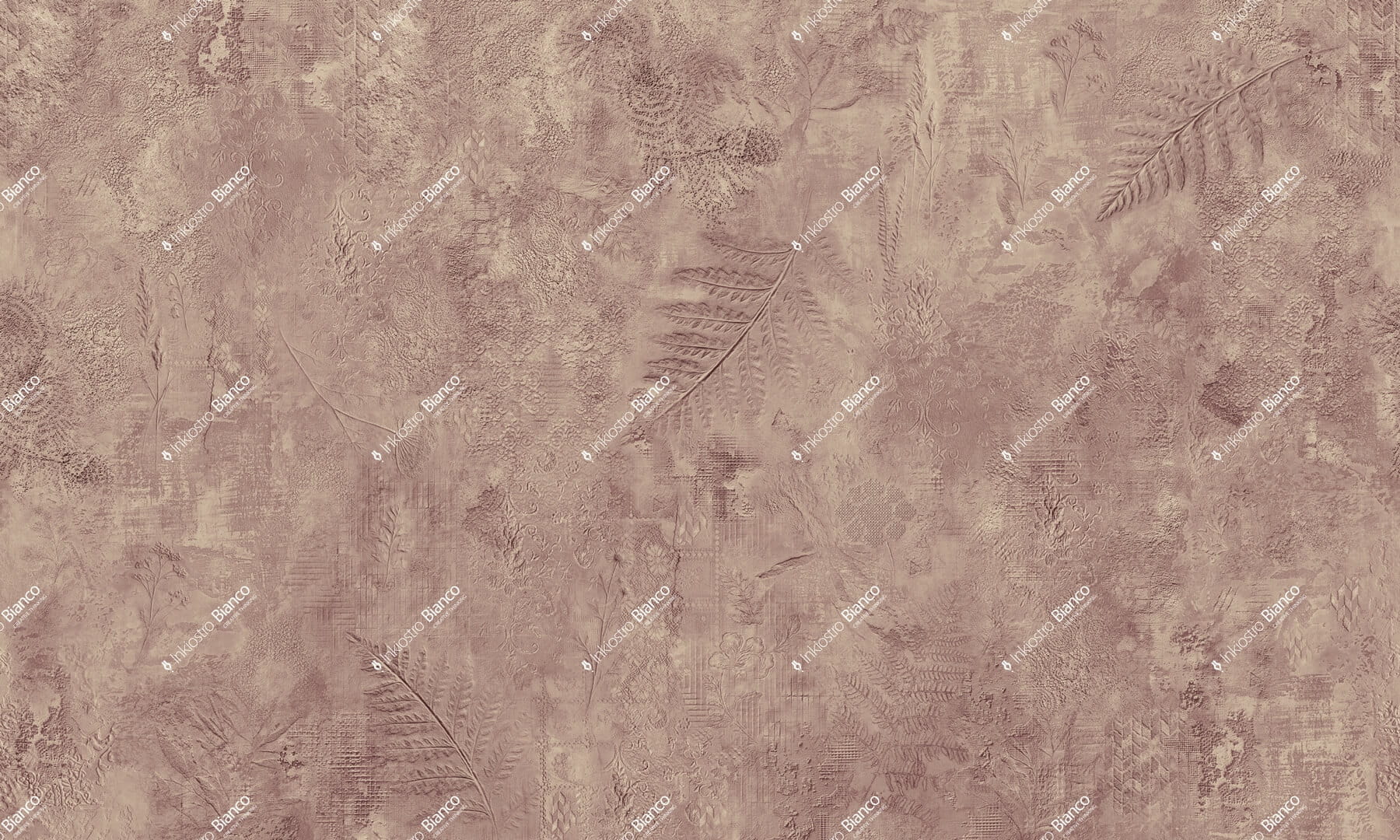 Fototapeta odciśnięte liście Inkiostro Bianco CALIMA MOGANO INKPRRC2604 Materiaprima