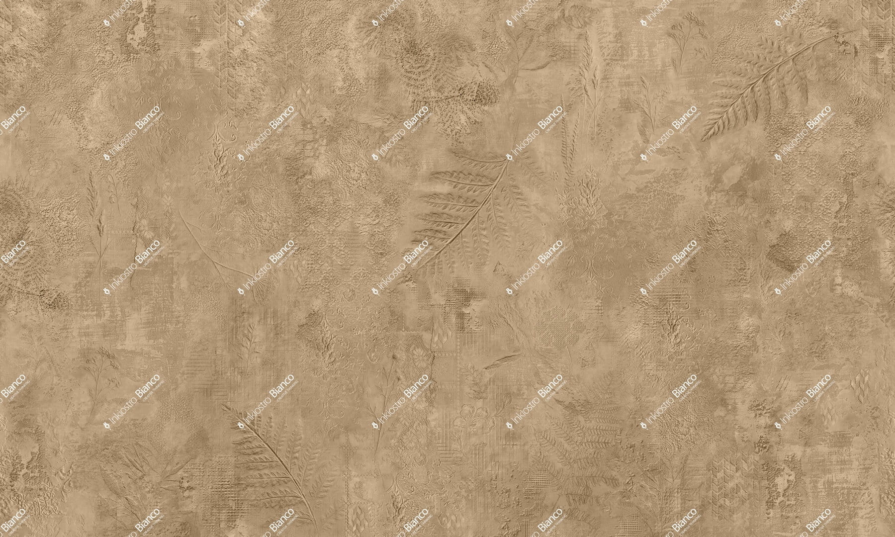 Fototapeta odciśnięte liście Inkiostro Bianco CALIMA SABBIA INKPRRC2605 Materiaprima