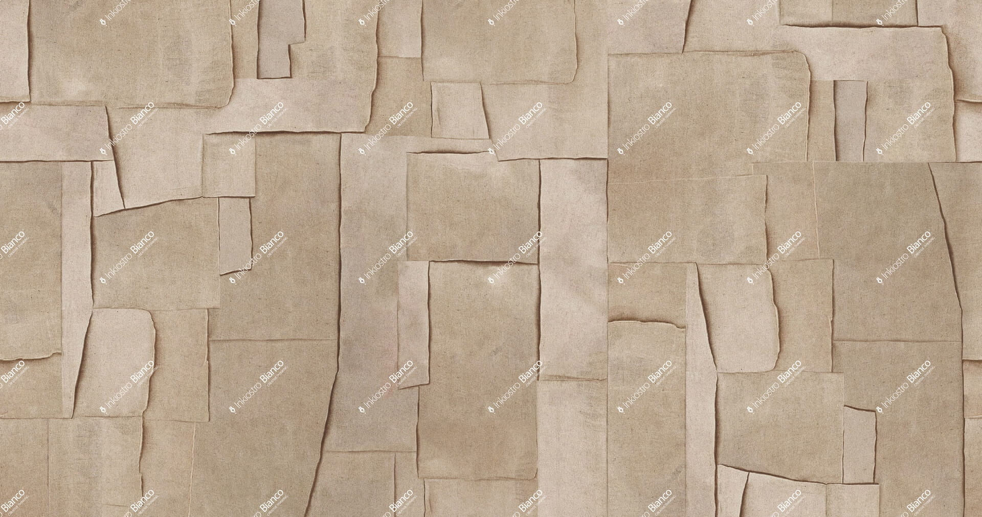 Fototapeta surowy kolaż Inkiostro Bianco CANVAS SABBIA INKSAAI2602 Materiaprima