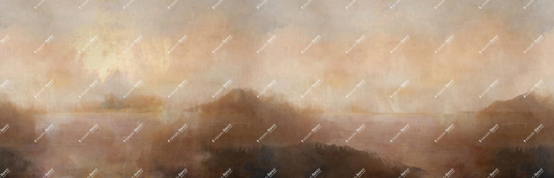 Fototapeta krajobraz natury Inkiostro Bianco MELANCHOLIA TRAMONTO INKATTI2601 Materiaprima