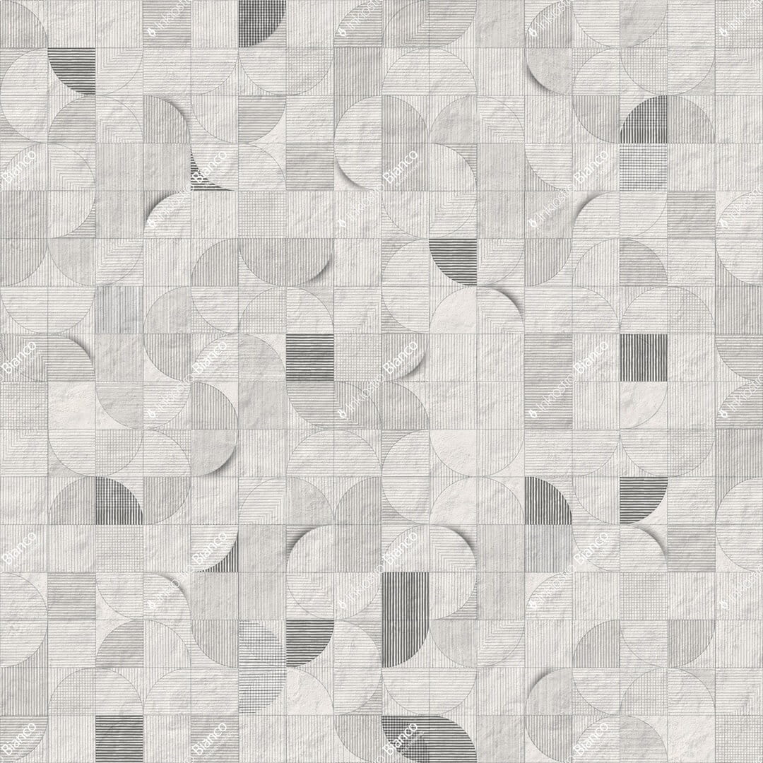Fototapeta geometryczna mozaika Inkiostro Bianco MOSAICO LUNARE GRIGIO INKALRP2601 Materiaprima