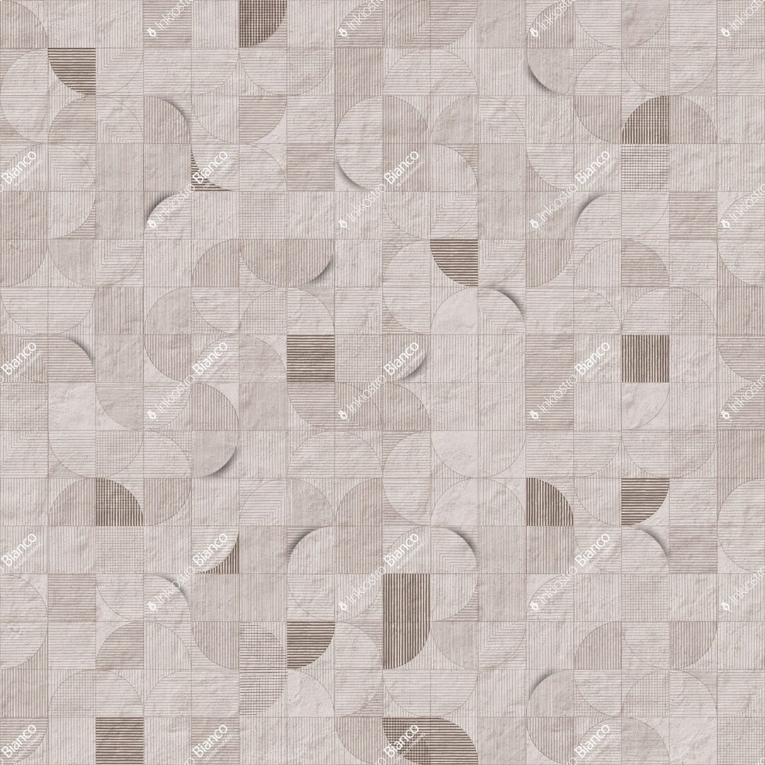 Fototapeta geometryczna mozaika Inkiostro Bianco MOSAICO LUNARE SEPPIA INKALRP2602 Materiaprima