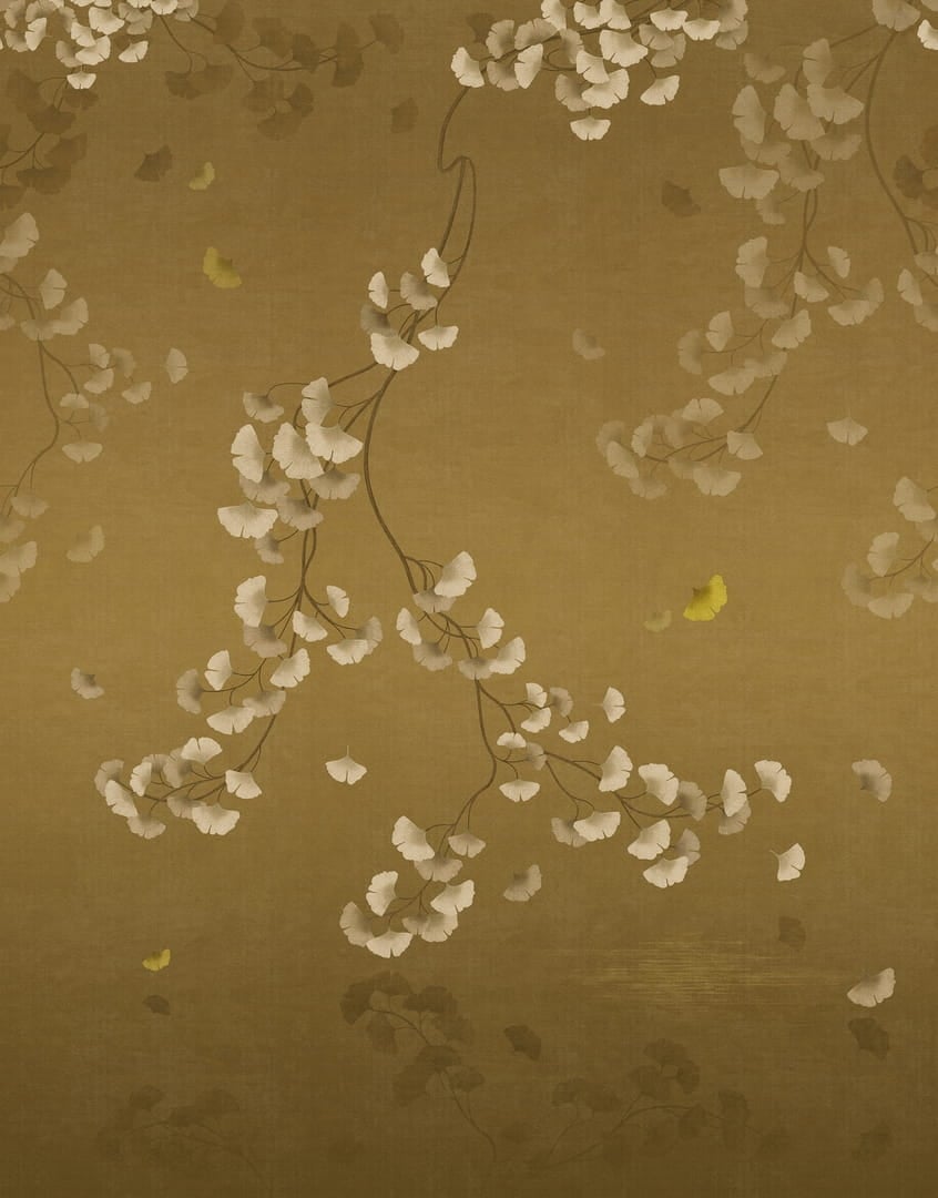 Fototapeta liście ginkgo biloba Wall&Deco WDJI2501 Jinko Contemporary 2025