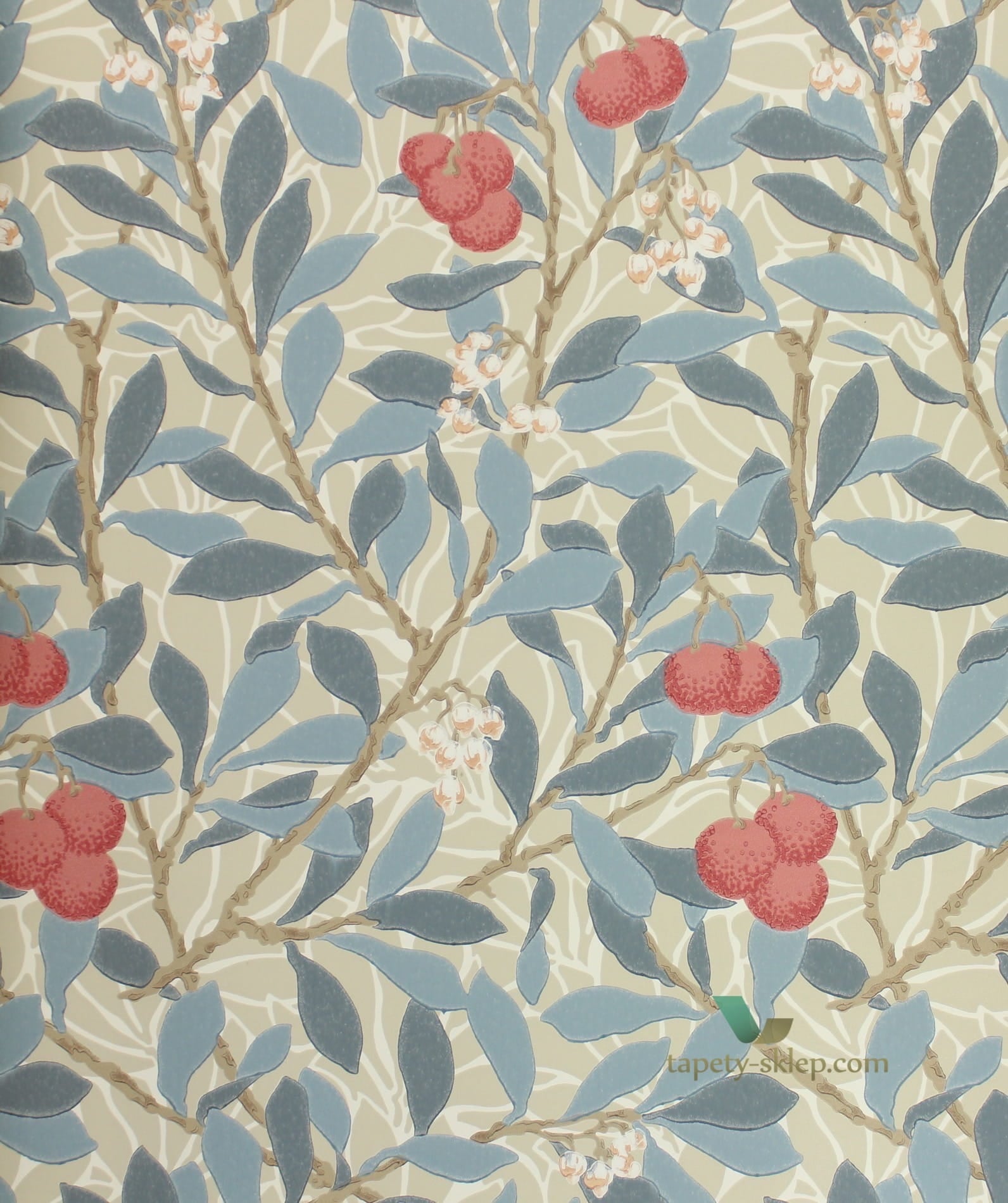 1 szt / 24H Tapeta Gałęzie I Liście William Morris 214718 Archive III