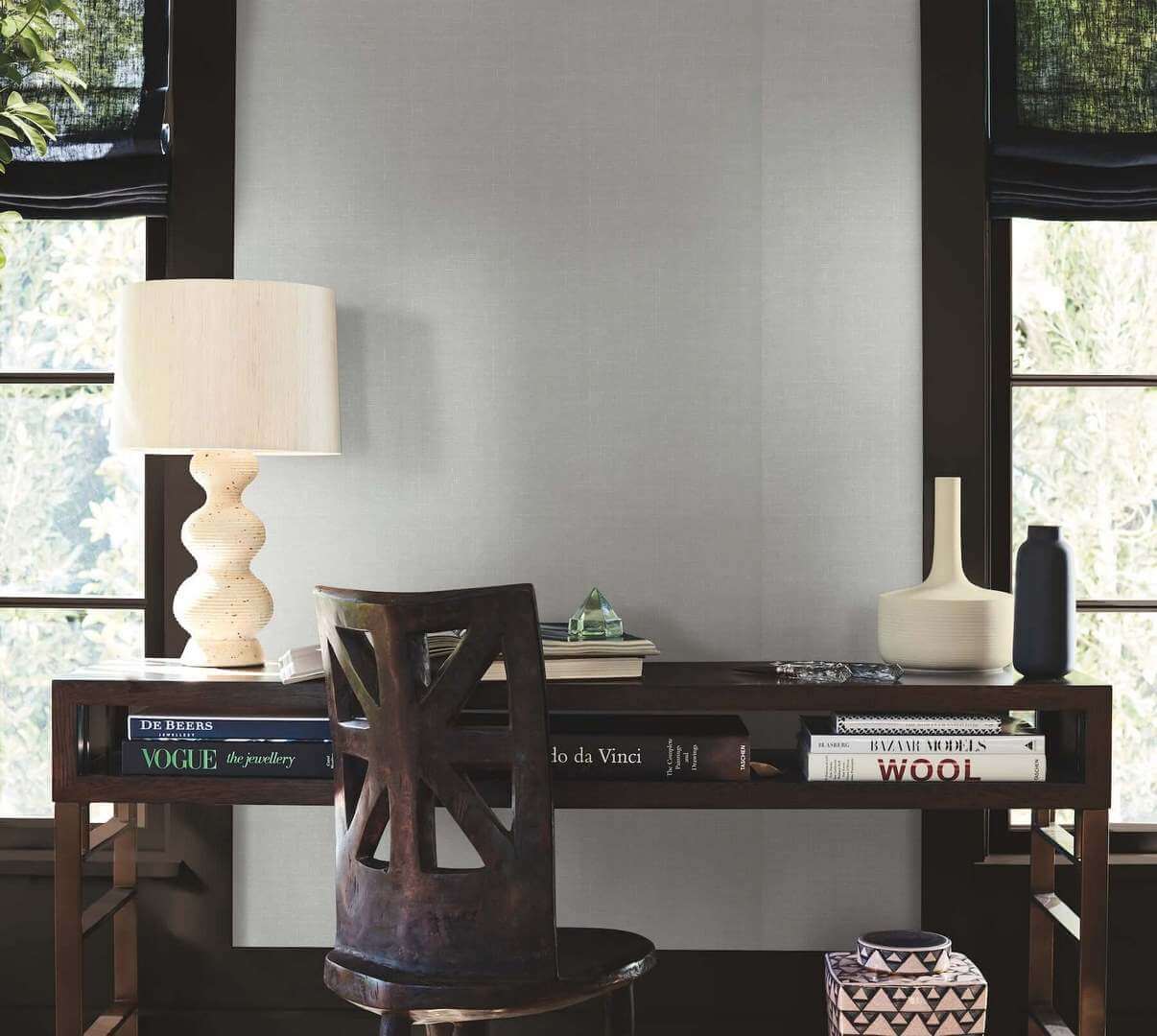 Tapeta tekstylna lniana York Wallcoverings AB1804 Woven Linen Artifacts