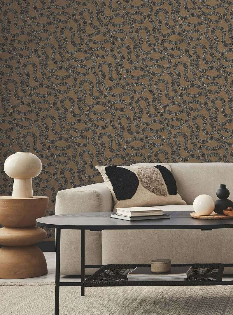 Tapeta z organicznym wzorem York Wallcoverings AB3001 Ophidia Artifacts