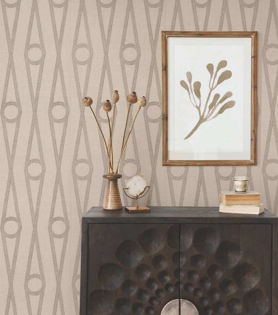 Tapeta geometryczna York Wallcoverings AB3012 Henlein Artifacts