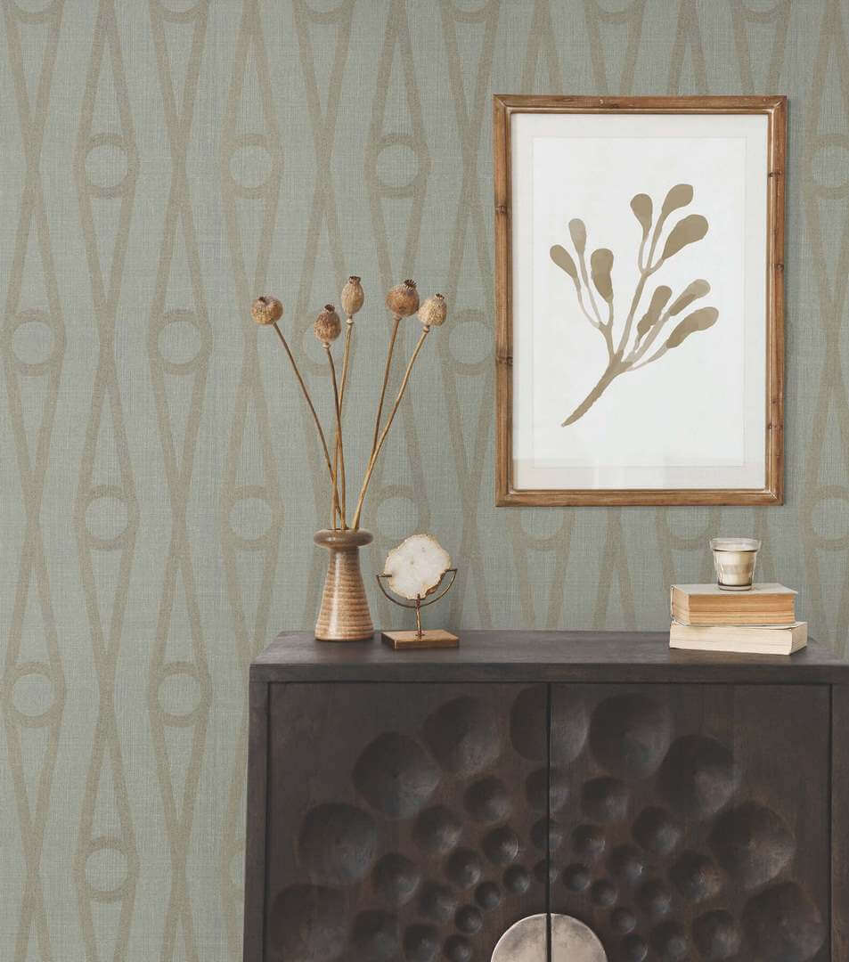 Tapeta geometryczna York Wallcoverings AB3013 Henlein Artifacts