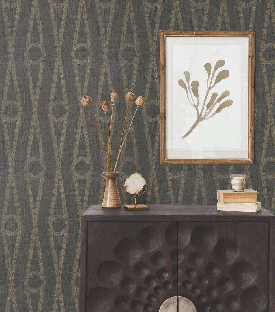 Tapeta geometryczna York Wallcoverings AB3014 Henlein Artifacts
