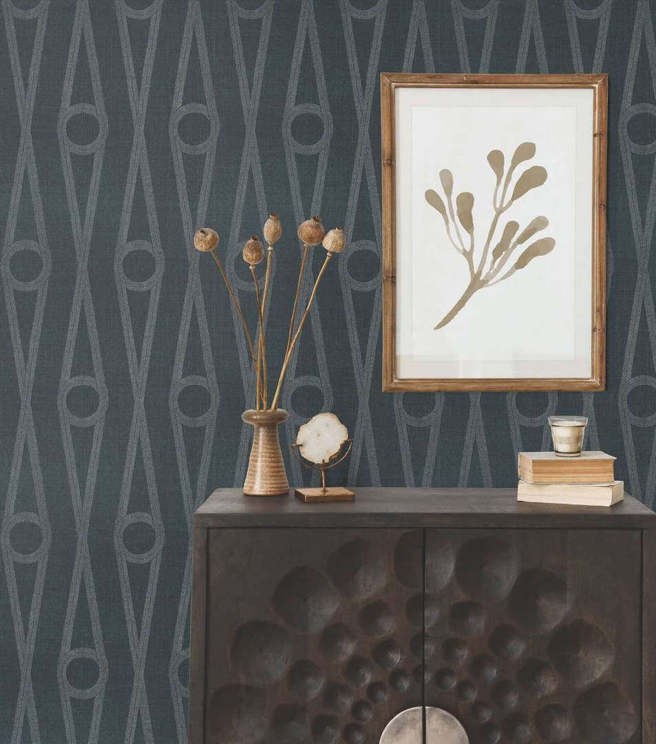 Tapeta geometryczna York Wallcoverings AB3015 Henlein Artifacts