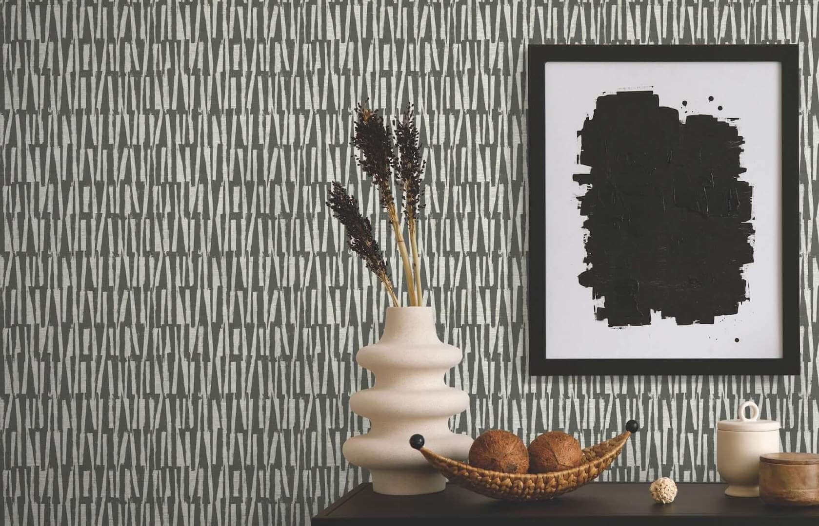 Tapeta naturalny sizal - geometryczna York Wallcoverings AB3042 Thatched Artifacts