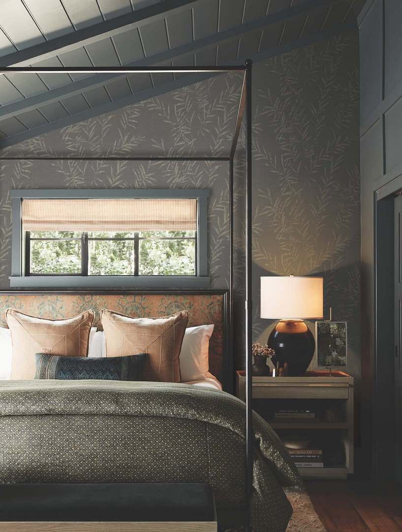 Tapeta roślinna York Wallcoverings AB3061 Allerton Bamboo Artifacts