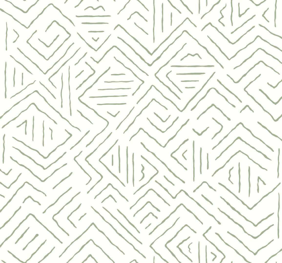Tapeta geometryczna York Wallcoverings AB3082 Sirih Artifacts