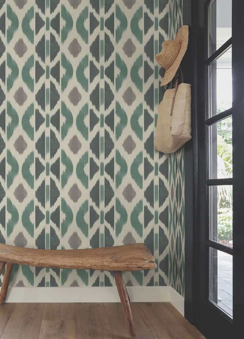 Tapeta geometryczny ikat York Wallcoverings AB3092 Patan Artifacts