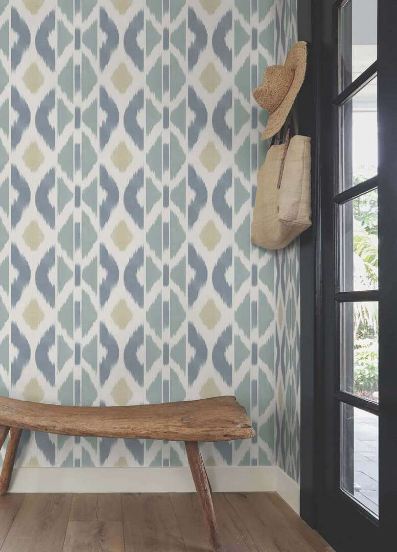 Tapeta geometryczny ikat York Wallcoverings AB3094 Patan Artifacts
