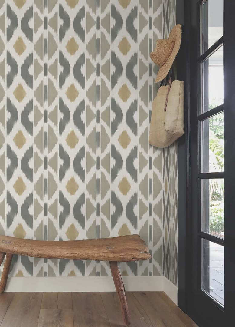 Tapeta geometryczny ikat York Wallcoverings AB3095 Patan Artifacts