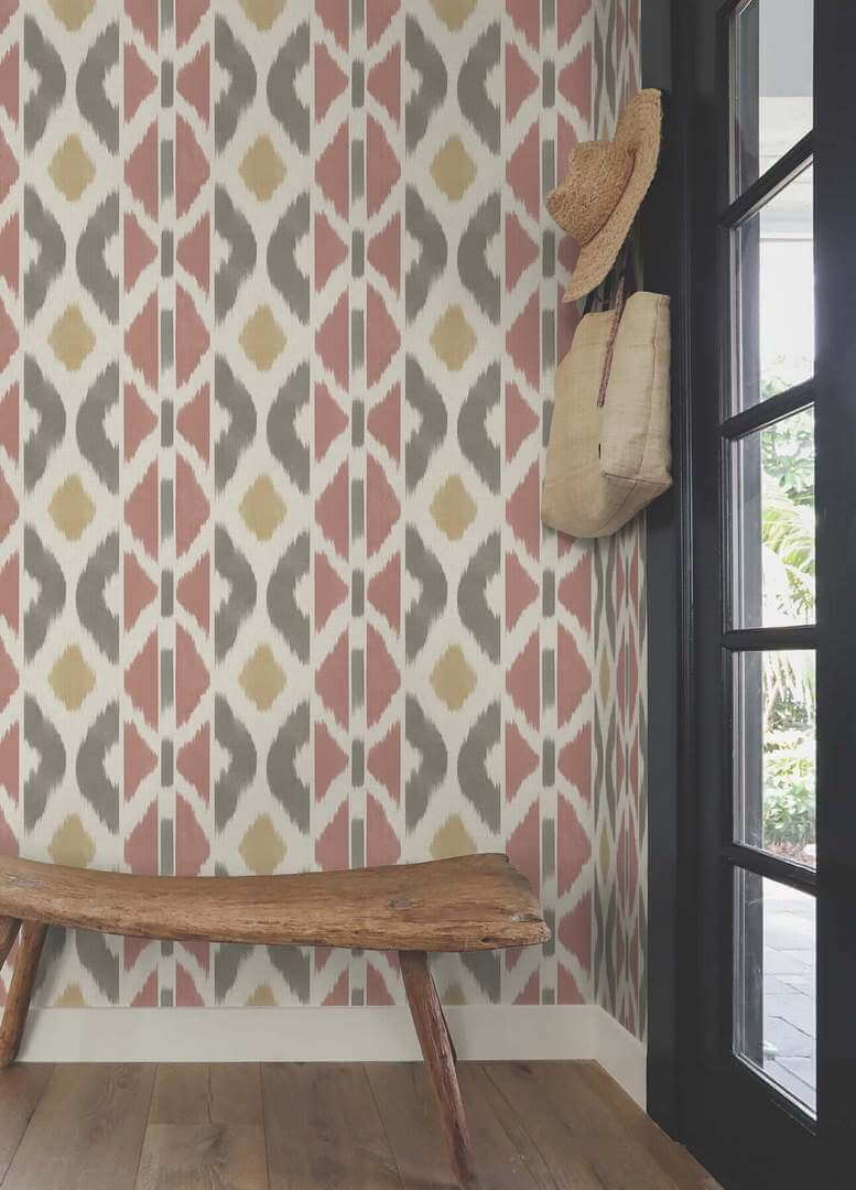 Tapeta geometryczny ikat York Wallcoverings AB3096 Patan Artifacts
