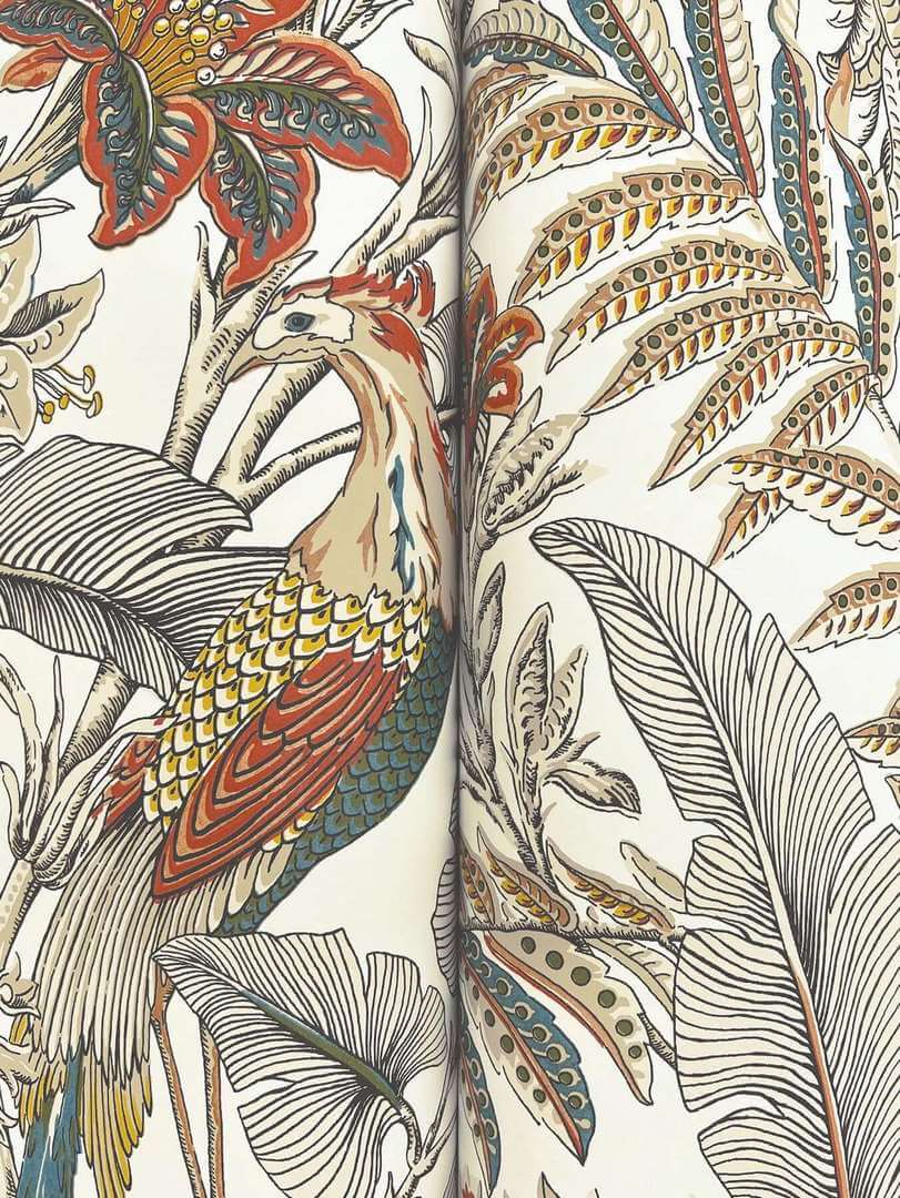 Tapeta botaniczna York Wallcoverings AB3105 Heronwood Artifacts