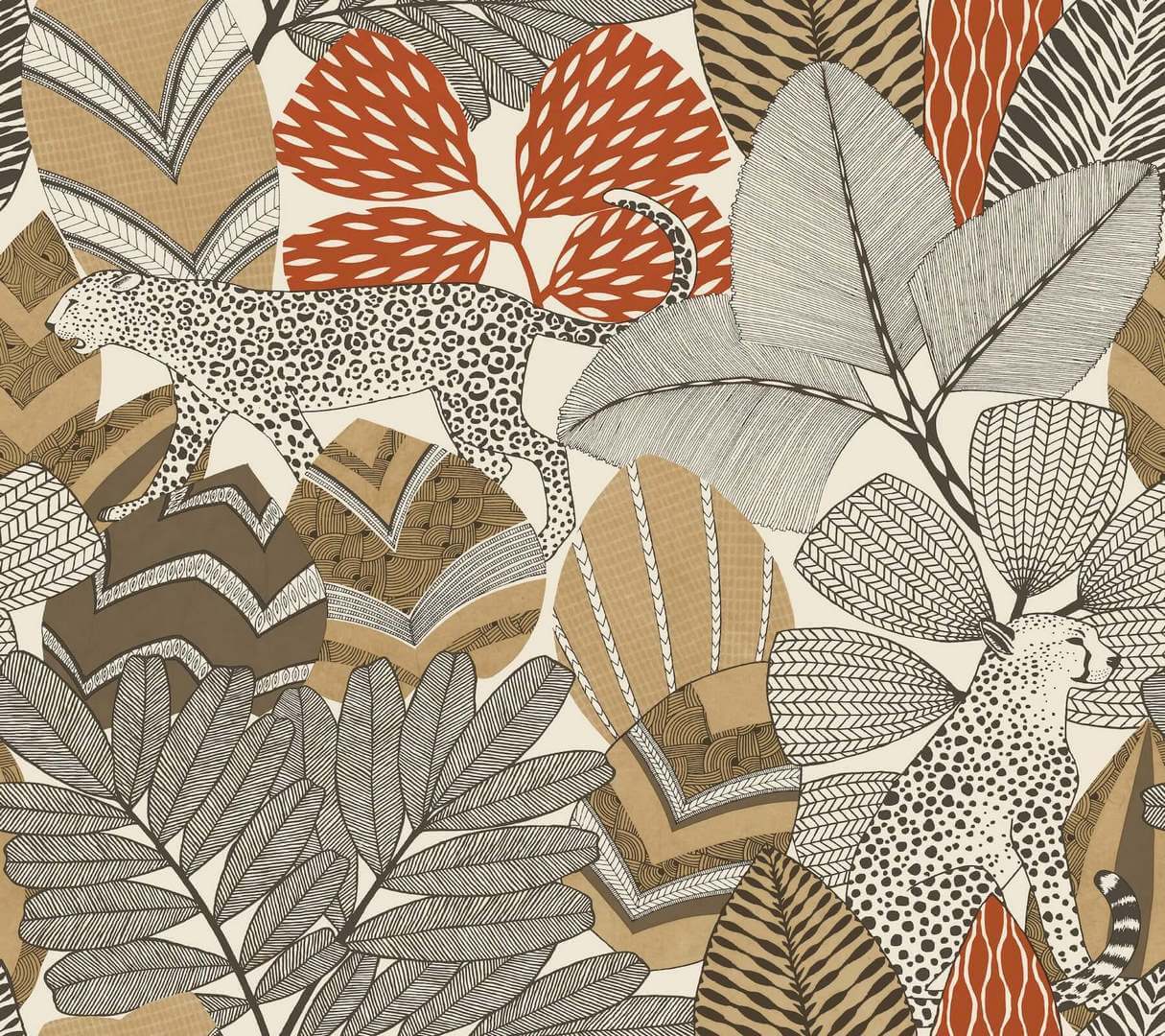Tapeta dżungla York Wallcoverings AB3111 Namiri Artifacts