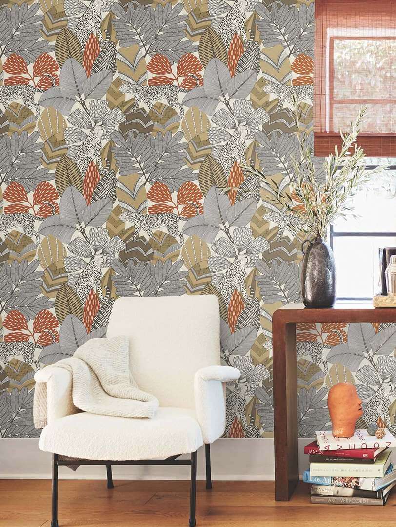 Tapeta dżungla York Wallcoverings AB3111 Namiri Artifacts