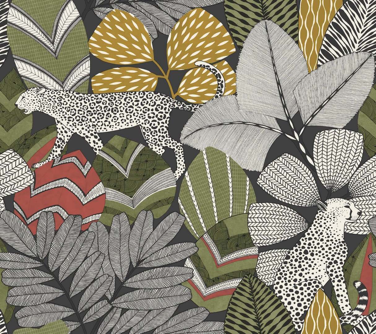 Tapeta dżungla York Wallcoverings AB3112 Namiri Artifacts