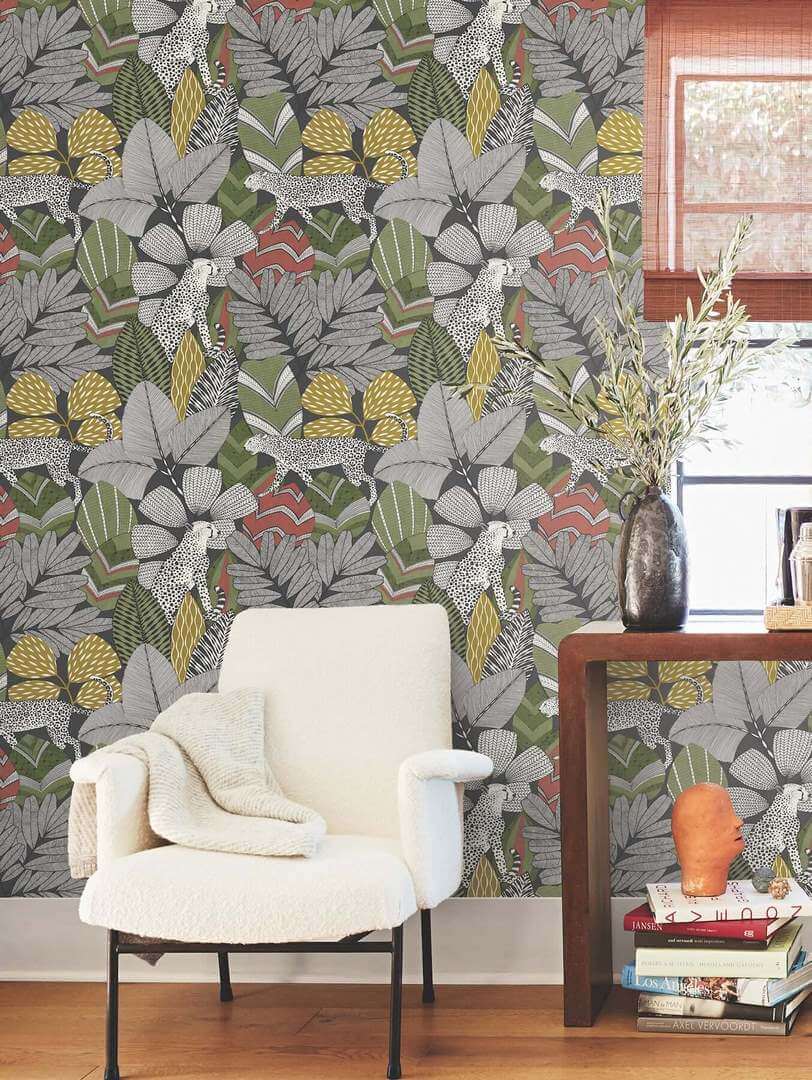 Tapeta dżungla York Wallcoverings AB3112 Namiri Artifacts