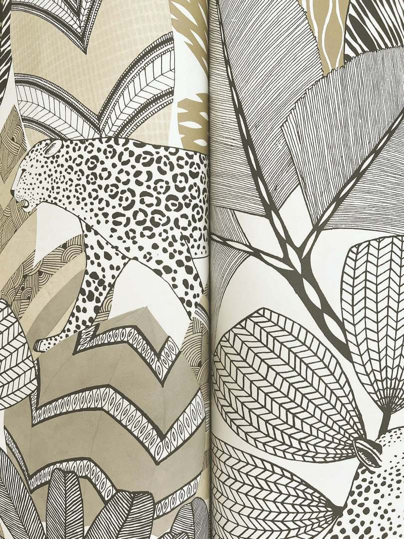 Tapeta dżungla York Wallcoverings AB3113 Namiri Artifacts