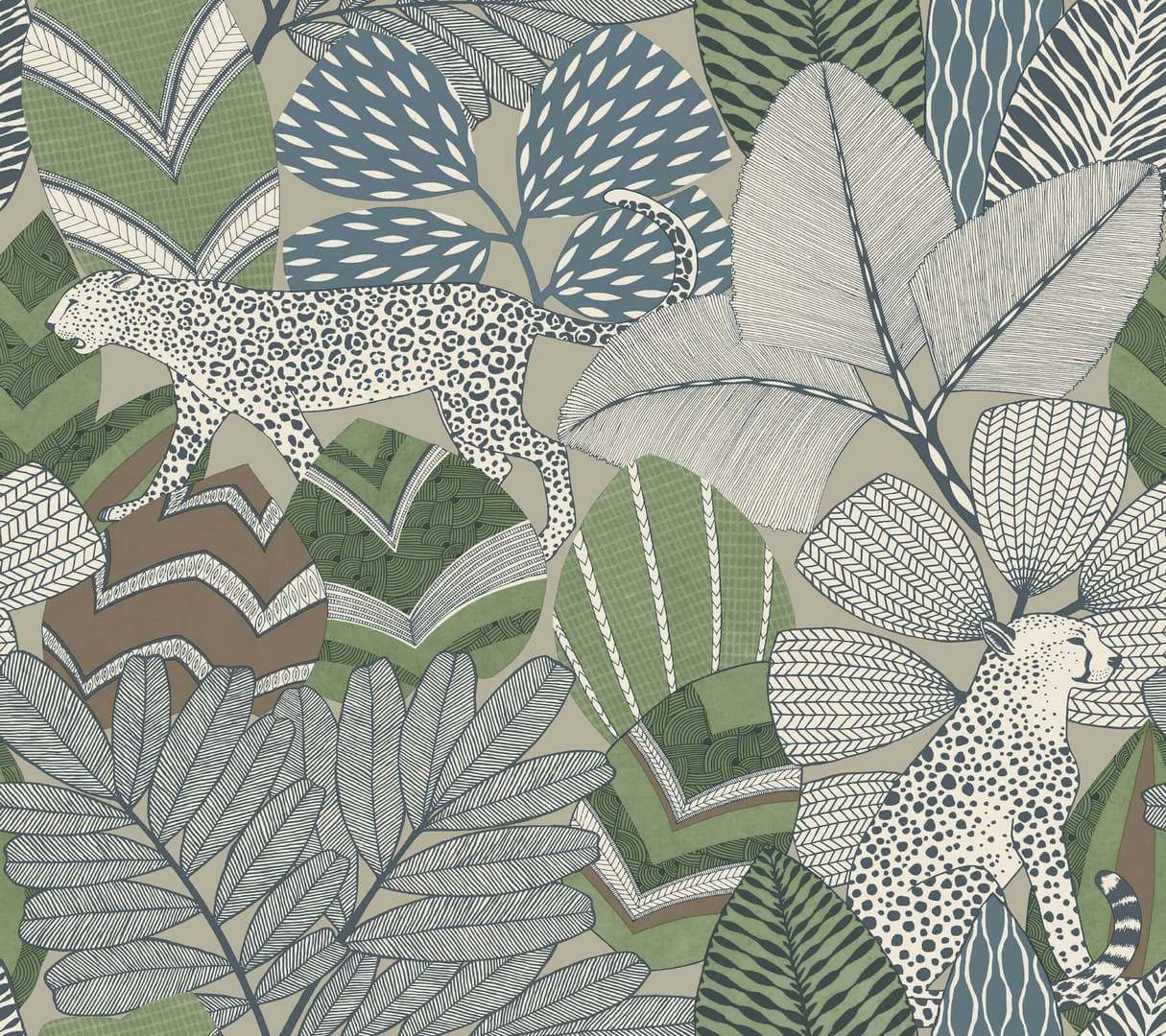 Tapeta dżungla York Wallcoverings AB3115 Namiri Artifacts