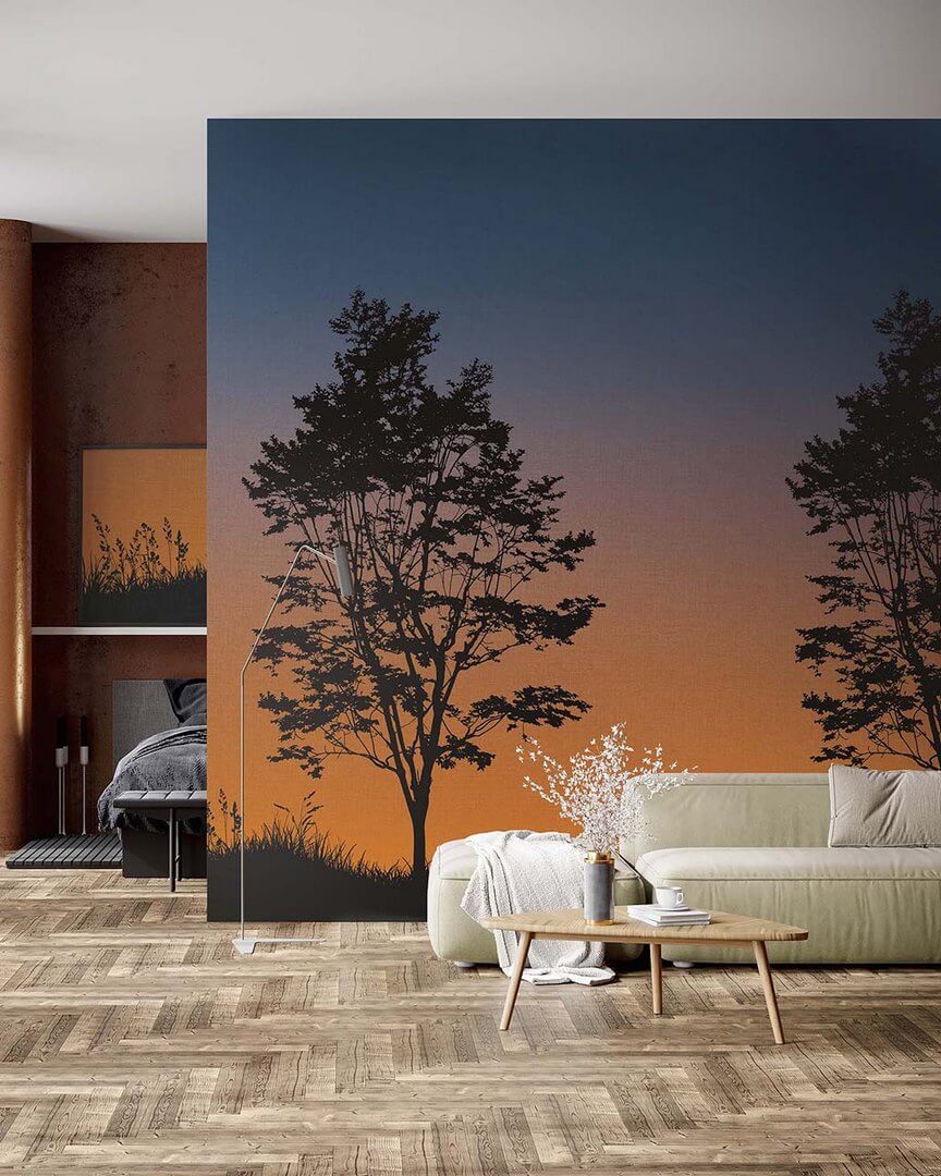 Mural krajobraz drzew Wallquest TR71905M Trees