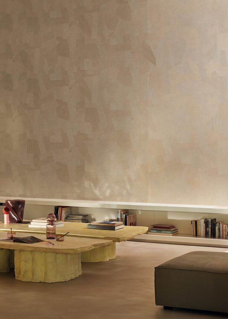 Tapeta strukturalna geometryczna Elitis VP 975 03 Dédales Matières à Réflexions x Callidus Guild