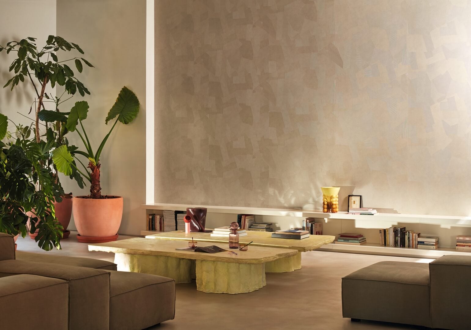 Tapeta strukturalna geometryczna Elitis VP 975 03 Dédales Matières à Réflexions x Callidus Guild