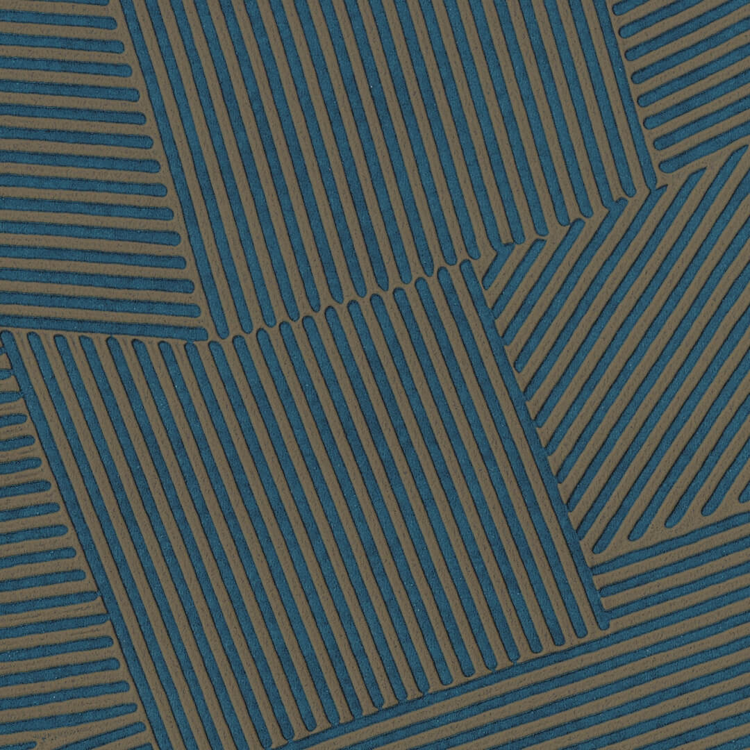 Tapeta strukturalna geometryczna Elitis VP 975 41 Dédales Matières à Réflexions x Callidus Guild