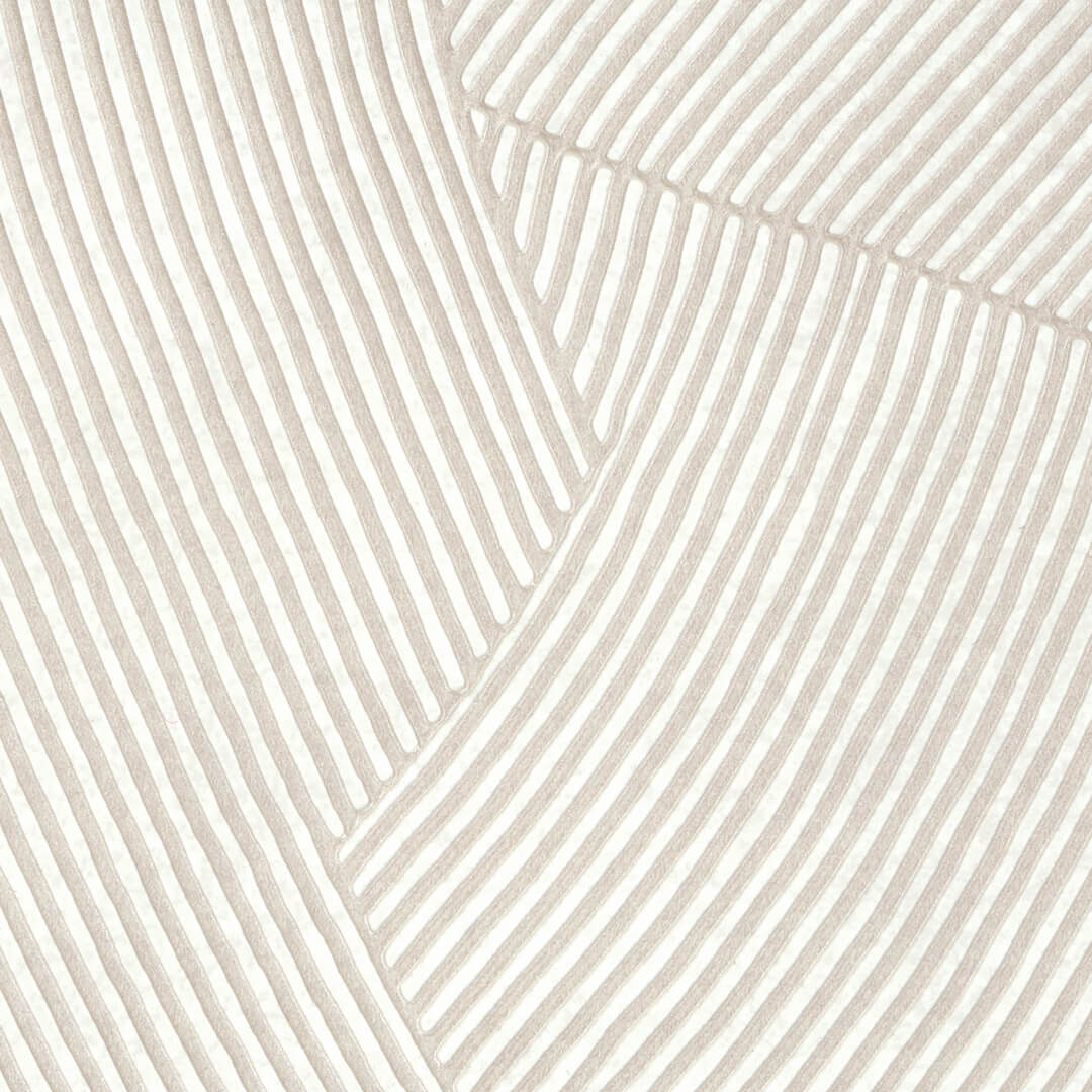 Tapeta strukturalna geometryczna Elitis VP 976 01 Circolo Matières à Réflexions x Callidus Guild