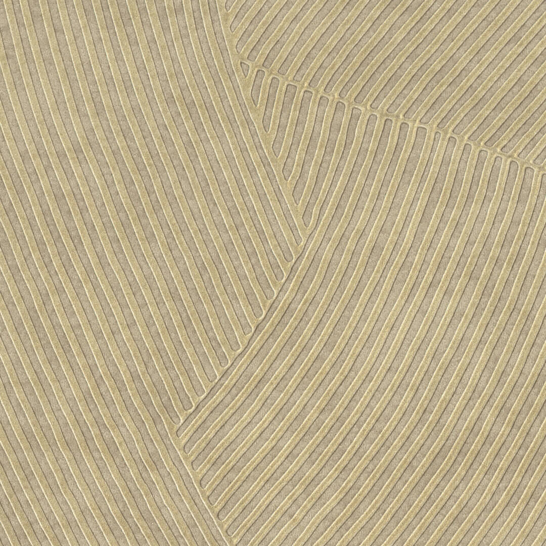 Tapeta strukturalna geometryczna Elitis VP 976 06 Circolo Matières à Réflexions x Callidus Guild