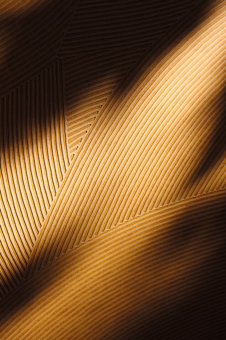Tapeta strukturalna geometryczna Elitis VP 976 22 Circolo Matières à Réflexions x Callidus Guild