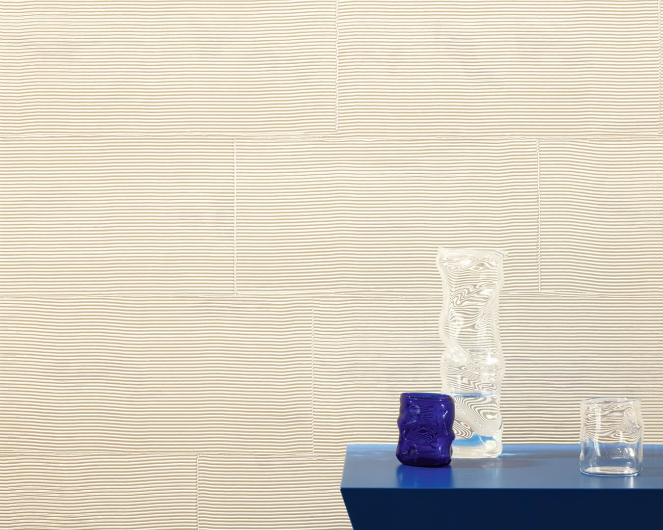 Tapeta strukturalna geometryczna Elitis VP 977 02 Equilibre Matières à Réflexions x Callidus Guild