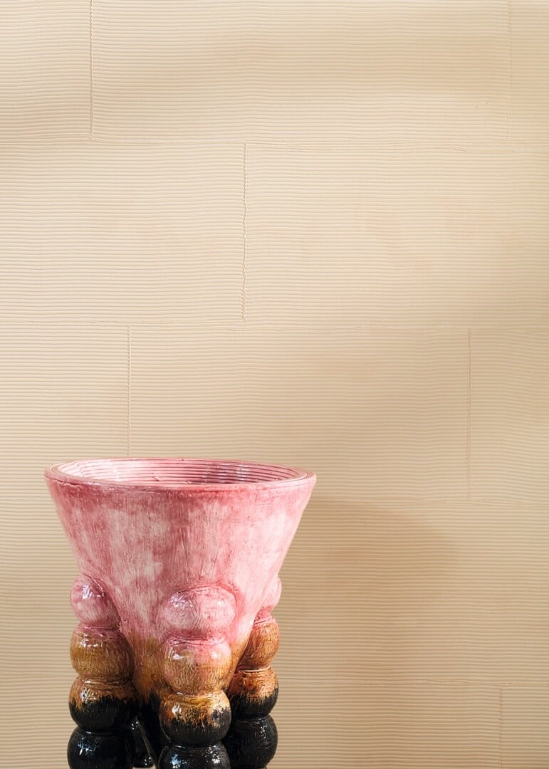 Tapeta strukturalna geometryczna Elitis VP 977 41 Equilibre Matières à Réflexions x Callidus Guild