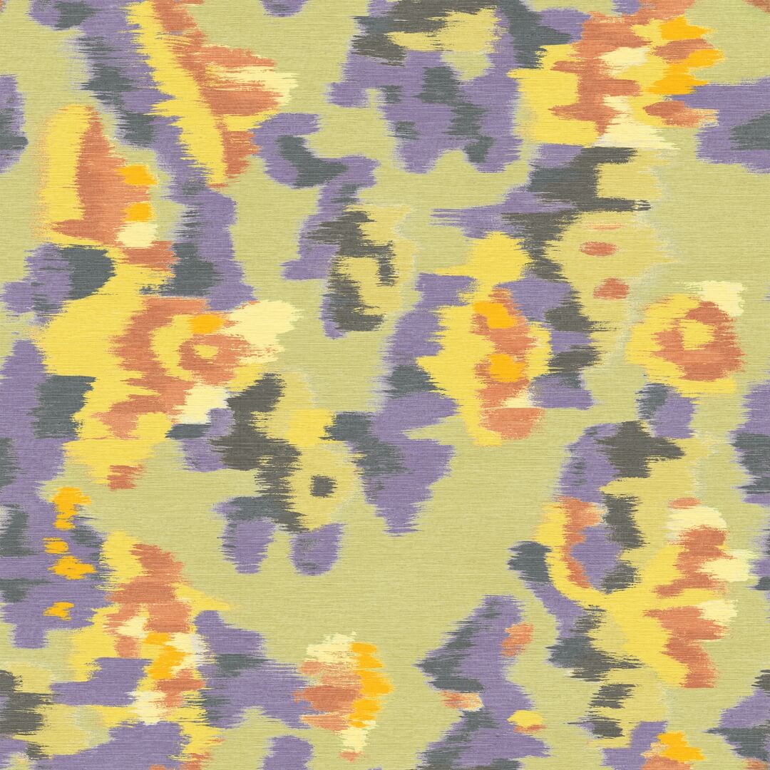 Mural abstrakcyjne kwiaty Elitis VP 981 03 Abstract Floral Matières à Réflexions x Callidus Guild
