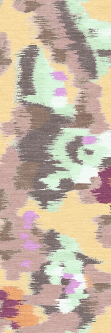 Mural abstrakcyjne kwiaty Elitis VP 981 04 Abstract Floral Matières à Réflexions x Callidus Guild