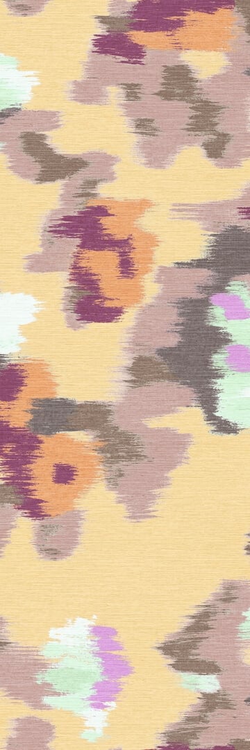 Mural abstrakcyjne kwiaty Elitis VP 981 04 Abstract Floral Matières à Réflexions x Callidus Guild