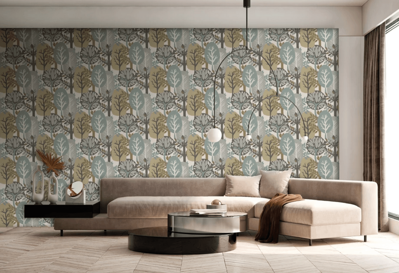 Tapeta drzewa Decoprint AN28282 Nature Forest Antibes