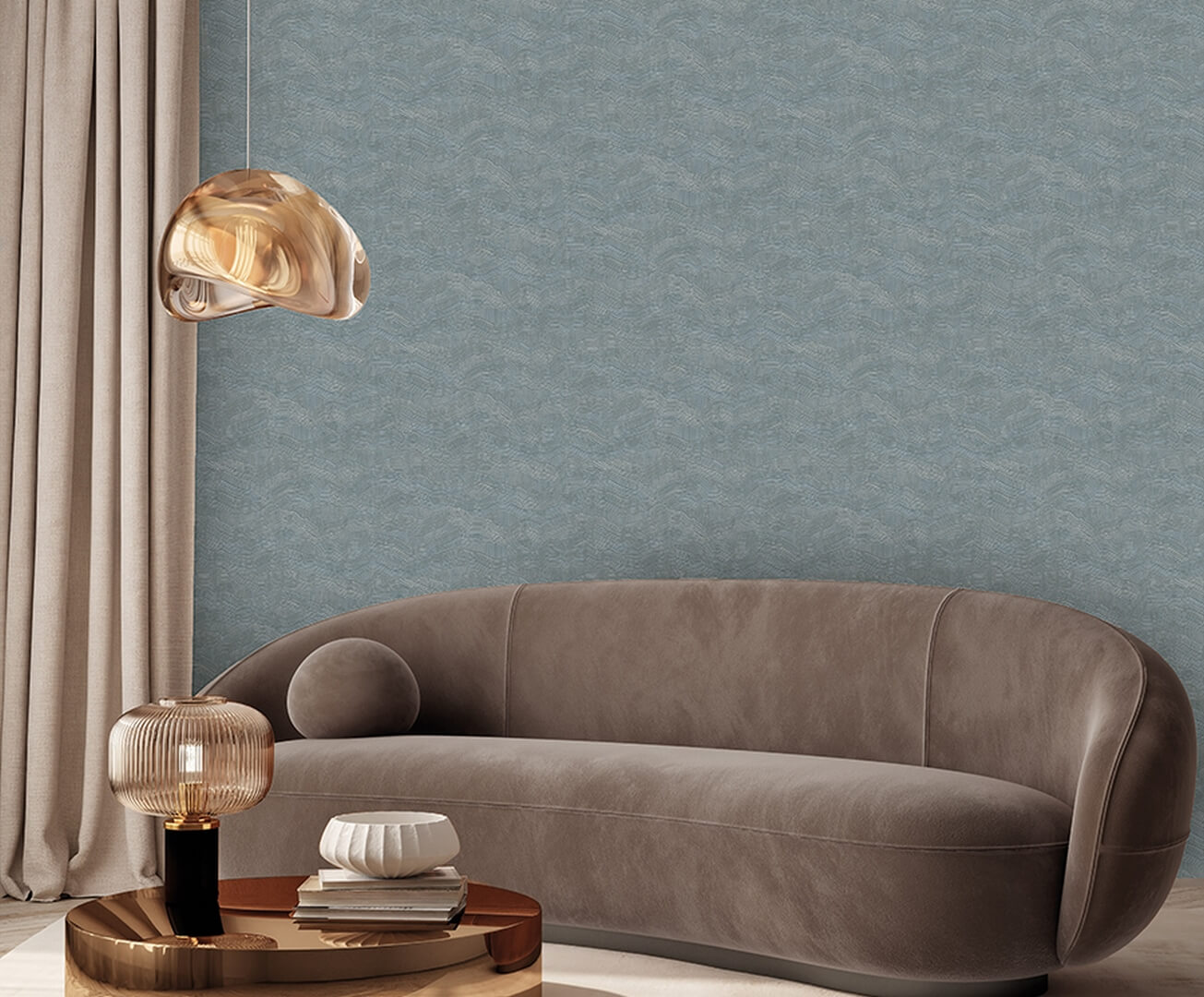 Tapeta z falującym wzorem Zambaiti Parati Z57740 Architexture