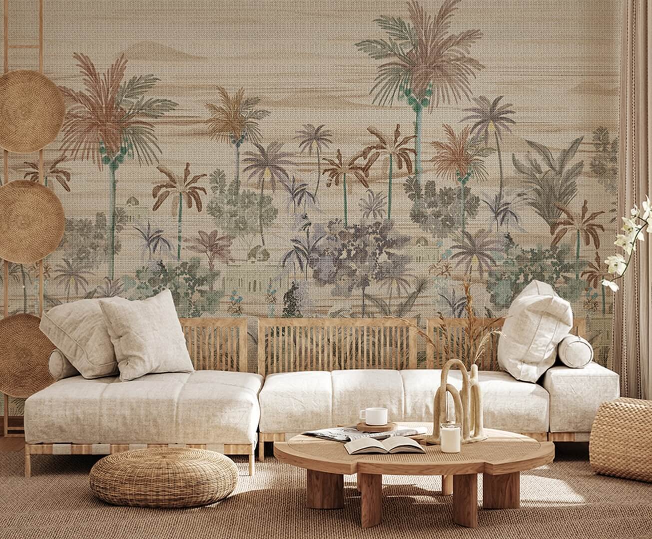 Mural krajobraz natury - orientalny Zambaiti Parati Z57776 Architexture