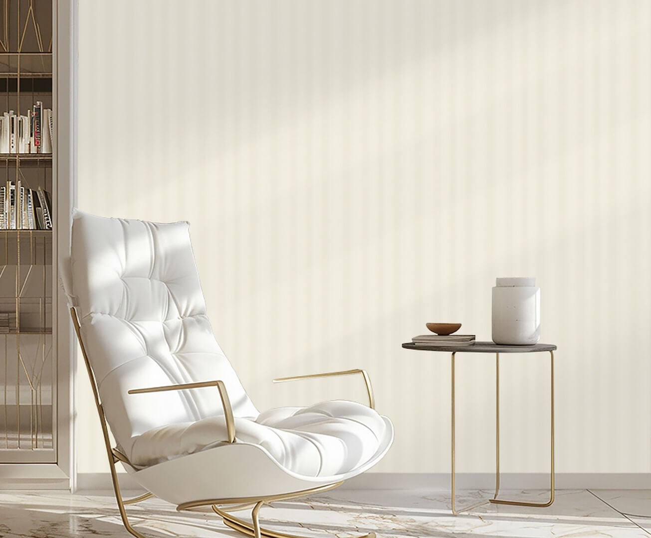 Tapeta delikatne eleganckie paski Zambaiti Parati Z16714 Murella 100 - 106 cm szer.