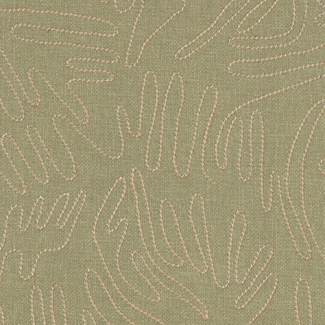 Tapeta naturalna z haftowanym sznurkiem jutowym Casamance 71840325 Silvara Tramis
