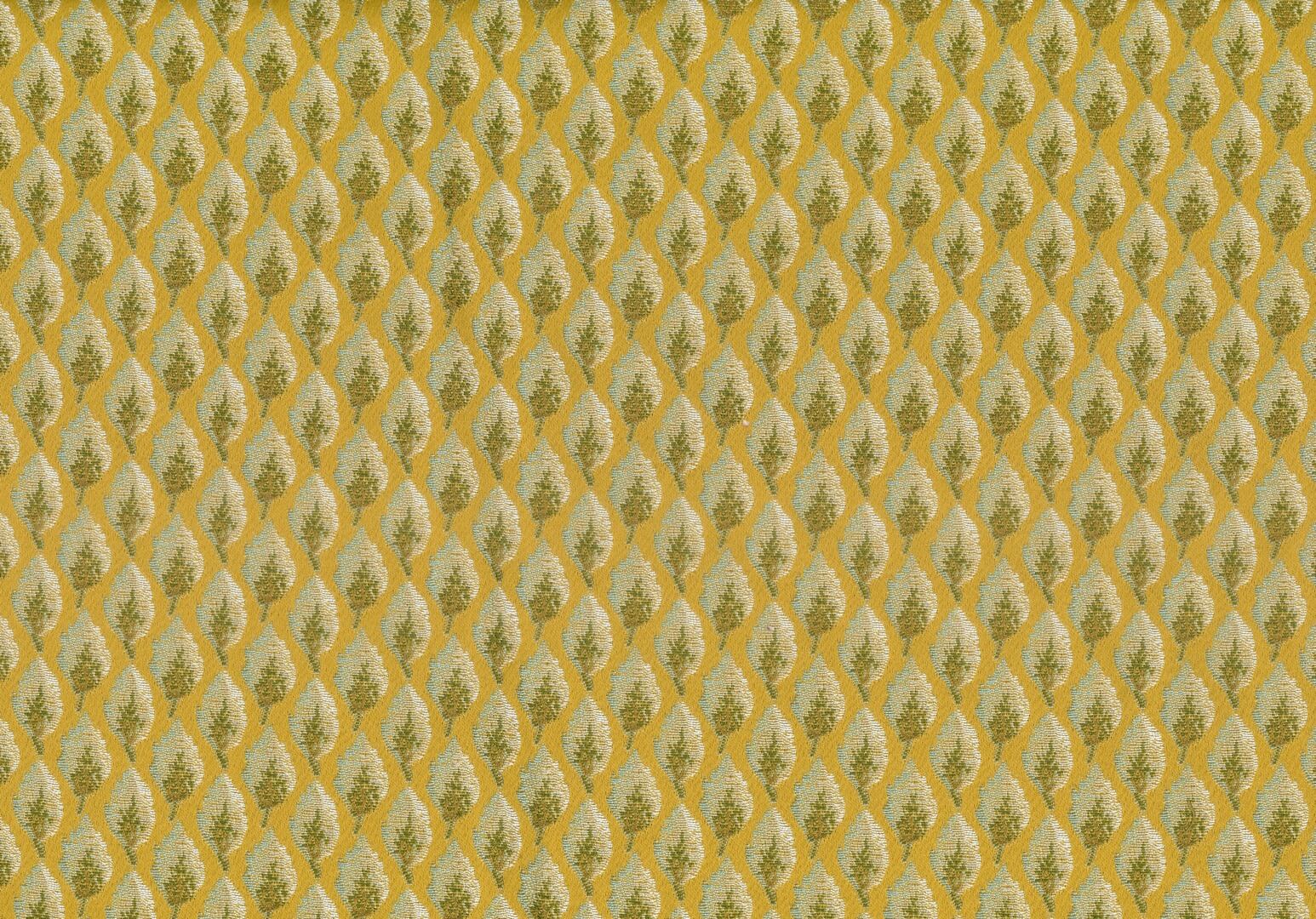 Tkanina z roślinnym wzorem J&V F7338 Laurier Grande Corniche