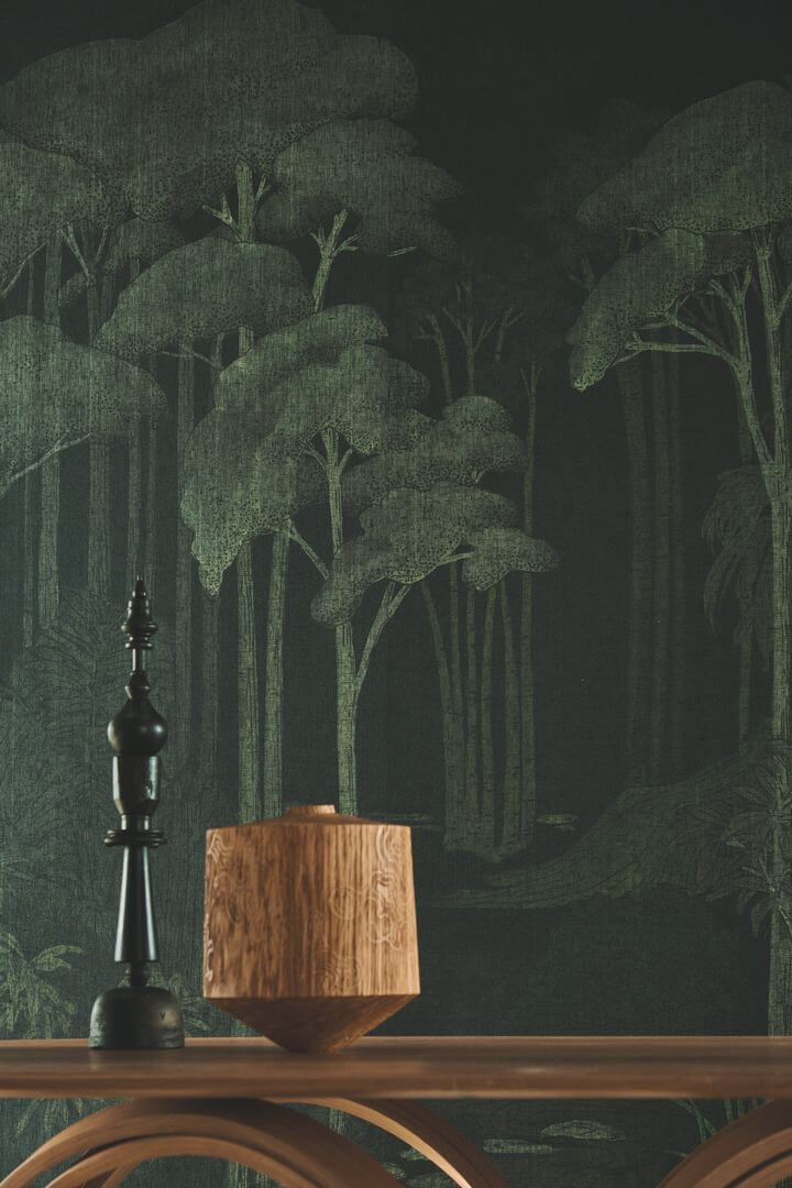 Mural tekstylny - krajobraz drzew Casamance 71310245 Pinarello Exploration