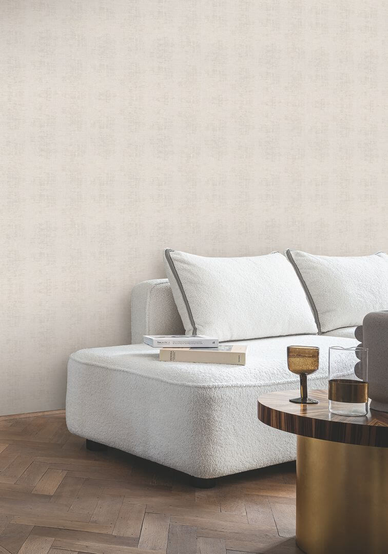 Tapeta imitująca przetarte płótno Casamance 74397412 Johara Le Velours 3