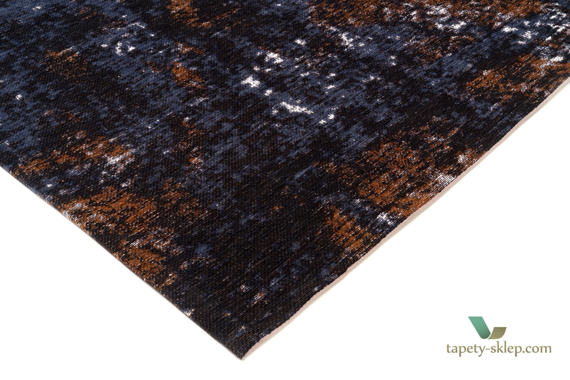 Dywan Flame Rusty Blue Carpet Decor Fargotex